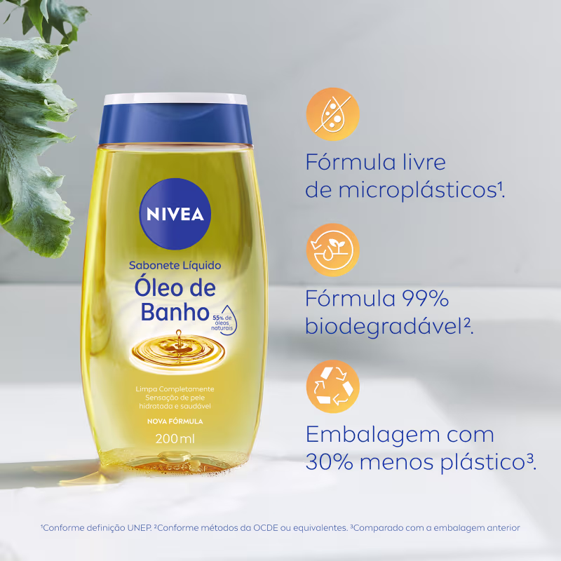 Kit NIVEA Óleo de Banho - Sabonete Líquido (3 Unidades)