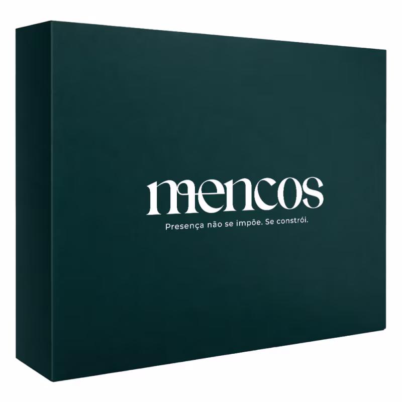 Kit Barba Mencos - Shampoo Condicionador Balm Óleo e Pente de Madeira Duplo