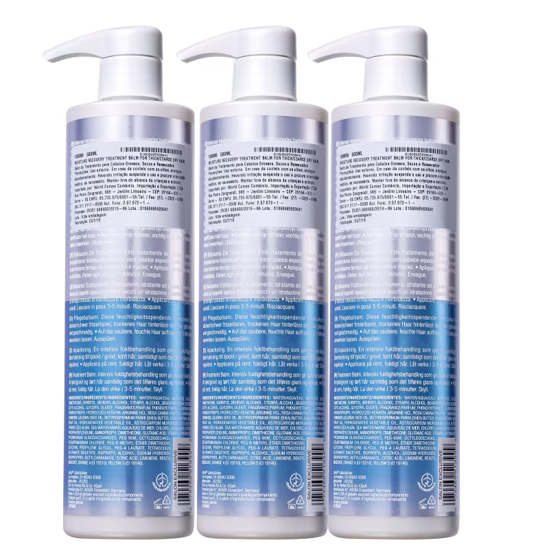 Kit Joico Moisture Recovery Treatment Balm Smart Release - Máscara Capilar (3 Unidades)