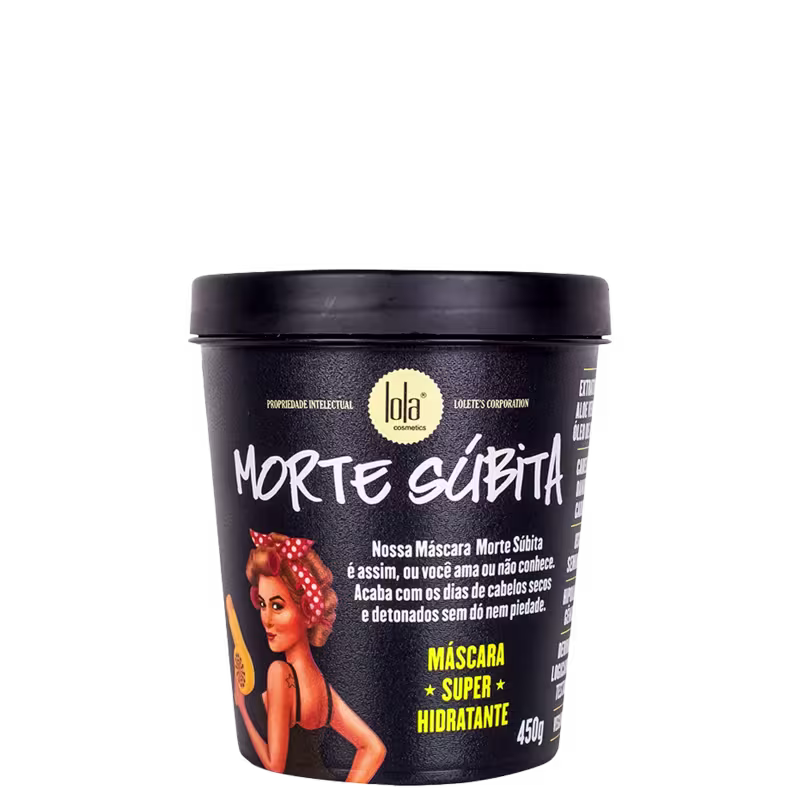 Kit Lola Cosmetics Hidrata�†o Morte Sìbita - Shampoo e Mˆscara de Hidrata�†o 450 g