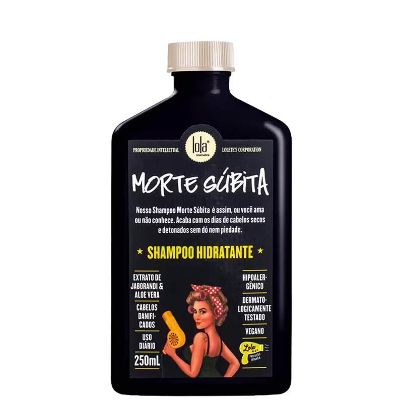Kit Lola Cosmetics Hidrata�†o Morte Sìbita - Shampoo e Mˆscara de Hidrata�†o 450 g