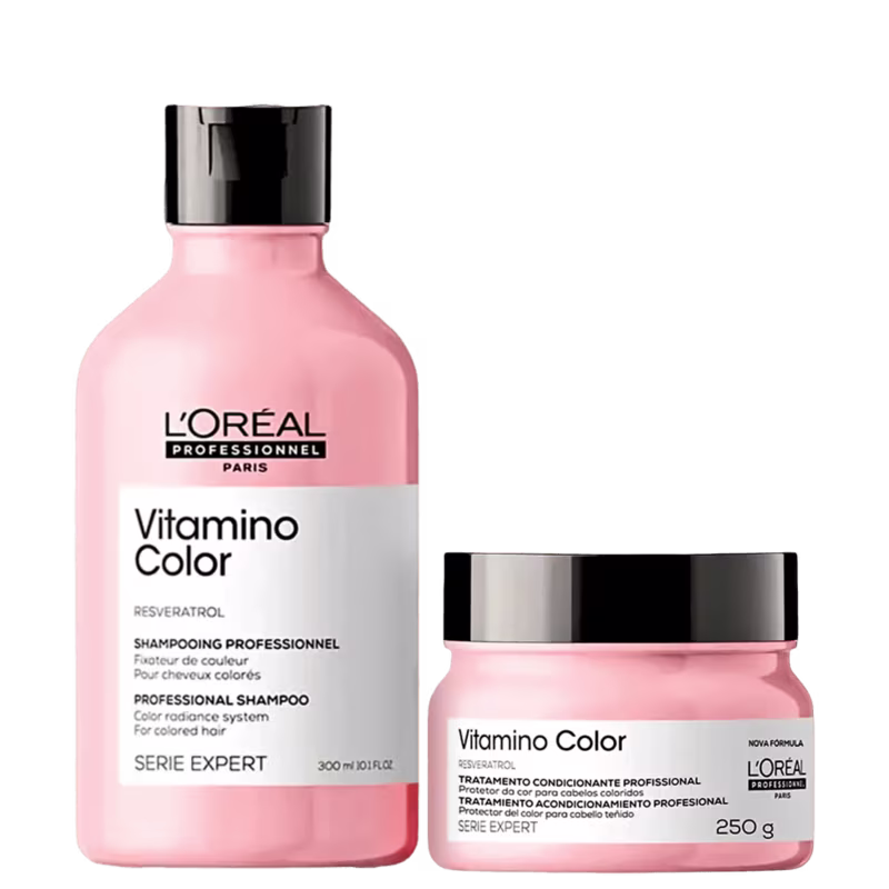 Kit L'Oréal Professionnel Serie Expert Vitamino Color Resveratrol Duo (2 Produtos)