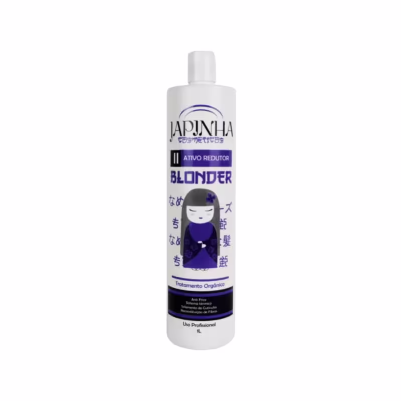 Kit Progressiva Orgânica + Shampoo Detox Blonder Limpeza Produnda 1L - Japinha