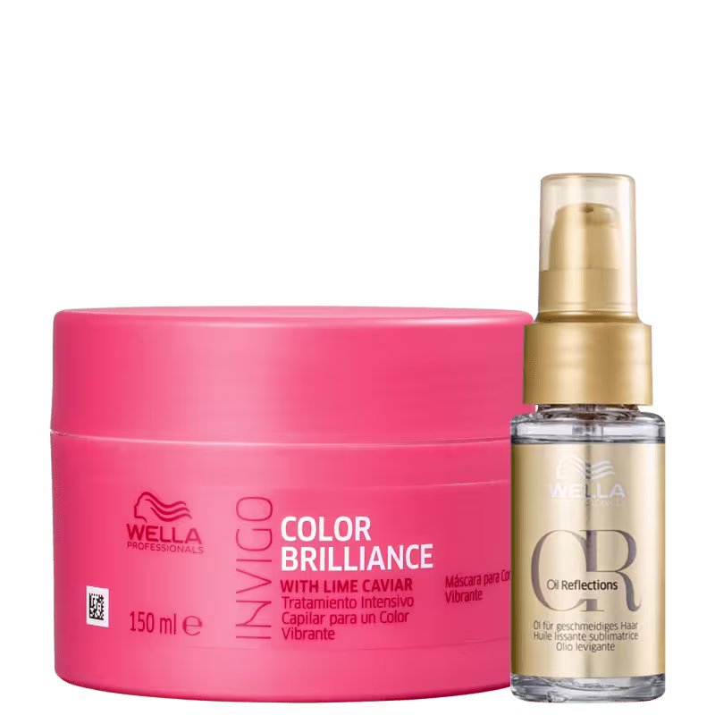 Kit Wella Professionals Invigo Color Brilliance Mask + Oil Reflections (2 Produtos)