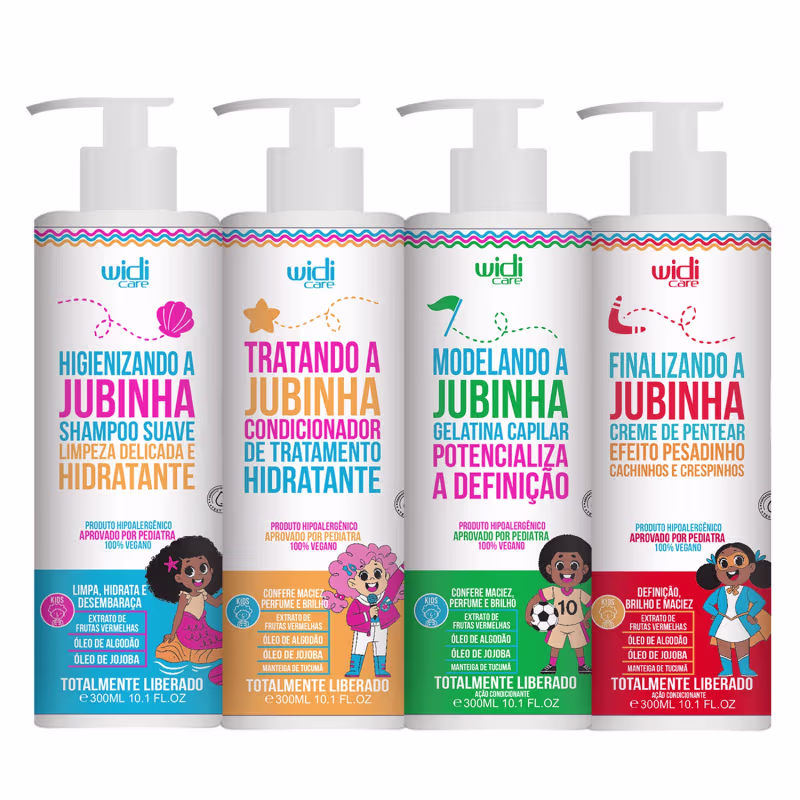 Kit Widi Care Jubinha Quarteto Care (4 Produtos)