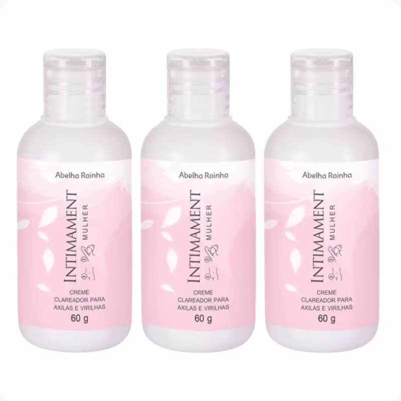Kit Abelha Rainha Intimament Mulher Trio, 3 produtos.