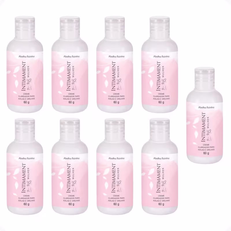 Kit Abelha Rainha Intimament Mulher Nine, 9 unidades.