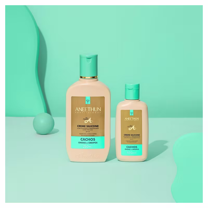 Aneethun Linha A Kit Creme de Silicone Cachos 3x250ml
