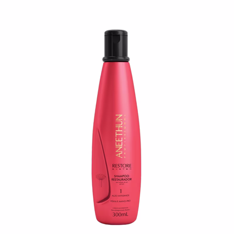 Aneethun Restore System Kit Shampoo Máscara e Blend SOS Fluído Reconstrutor 210ml