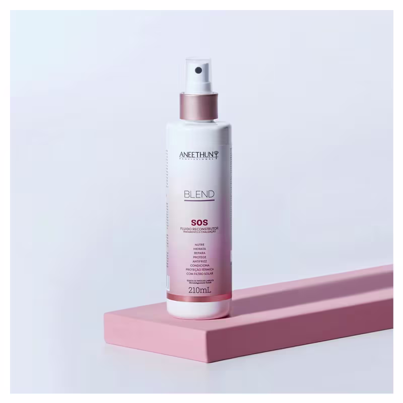 Aneethun Restore System Kit Shampoo Máscara e Blend SOS Fluído Reconstrutor 210ml