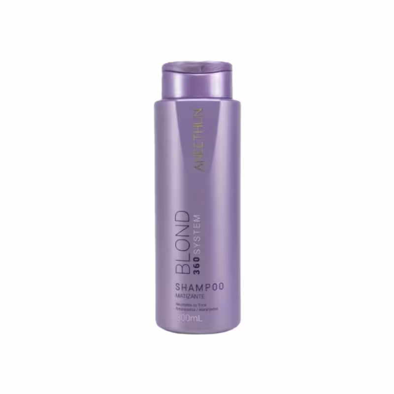 Kit Aneethun Blond 360 - Shampoo Matizante 300ml + Máscara Cinza 250g + Finalizador 120ml