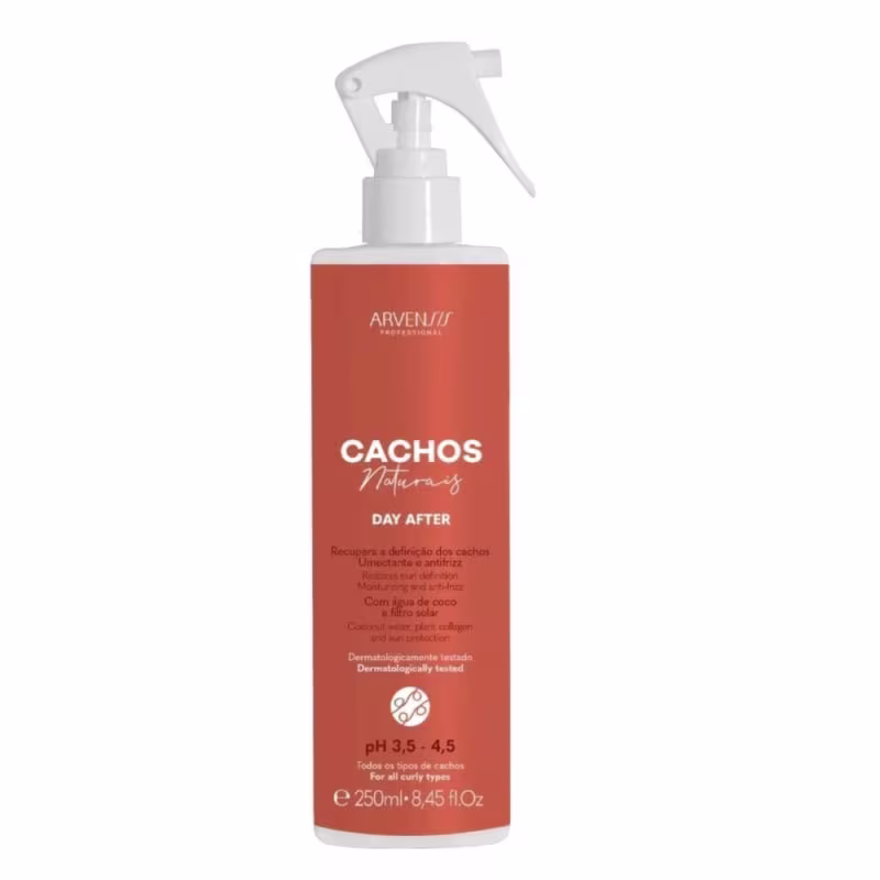 Kit Arvensis Professional Cachos Naturais - Ativador De Cachos Crespos 1L + Day After 250ml
