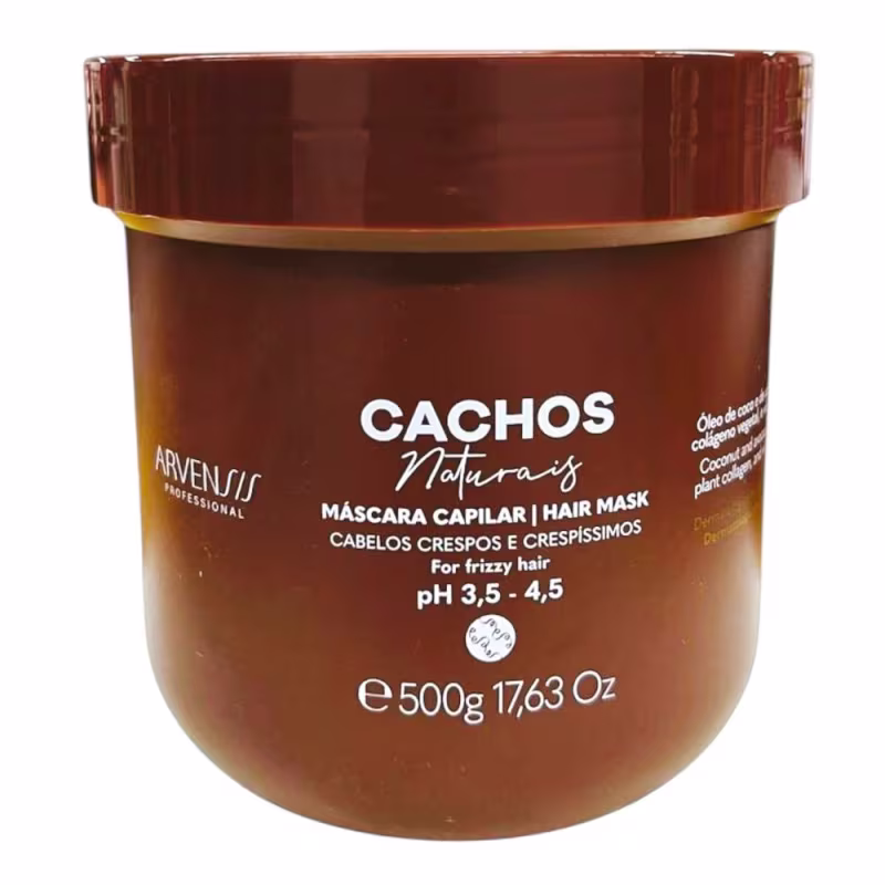 Kit Arvensis Cachos - Shampoo 1L + Ativador De Cachos Crespos 1L + Máscara Crespos 500g +  Day After 250ml