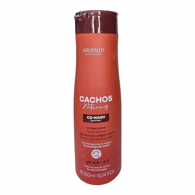 Kit Arvensis Cachos Naturais - Shampoo 1L + Co-Wash 300ml + Máscara Capilar 2x1 500g
