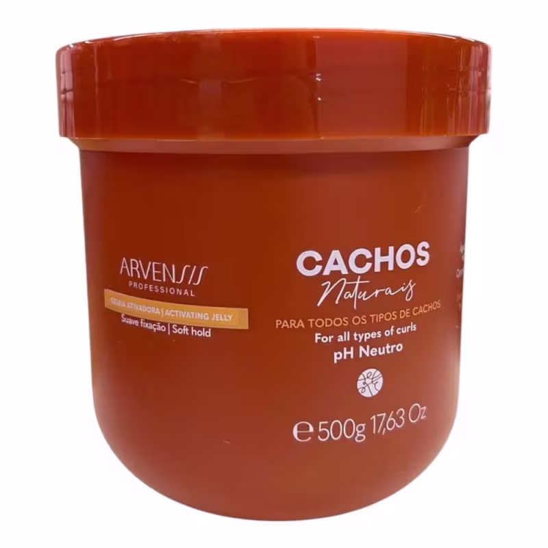 Kit Arvensis Professional Cachos Naturais - Shampoo 1L + Geleia Ativadora 500g + Day After 250ml