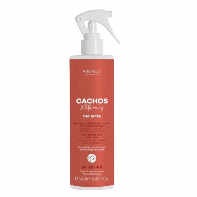 Kit Arvensis Professional Cachos Naturais - Shampoo 1L + Máscara Crespos 500g + Day After 250ml