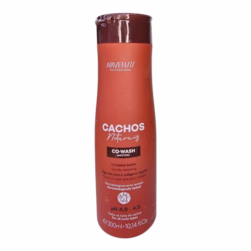 Kit Arvensis Professional Cachos Naturais - Shampoo 1L + Condicionador 1L + Máscara 500g + Co-Wash 300ml