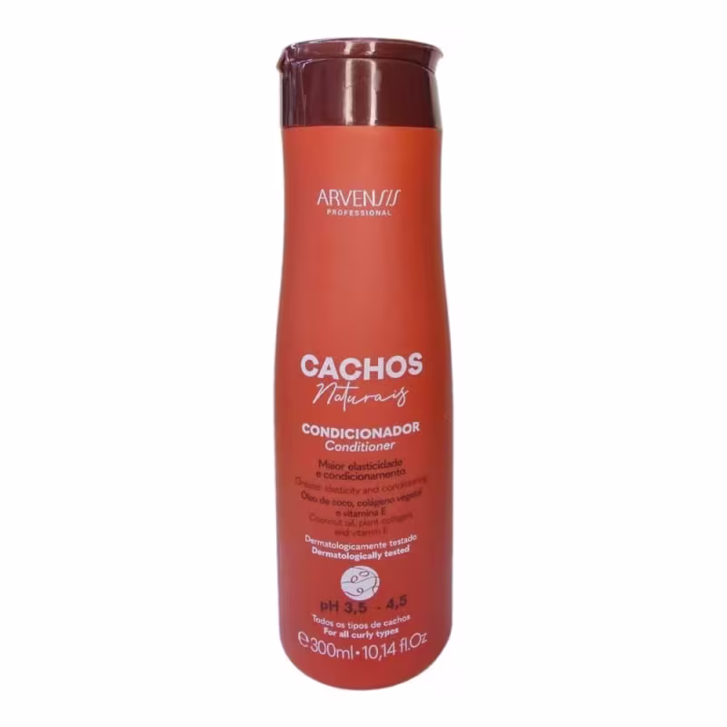 Kit Arvensis Cachos - Shampoo 300ml + Condicionador 300ml + Day After + Ativador Crespos 300mll + Máscara Crespos 250g