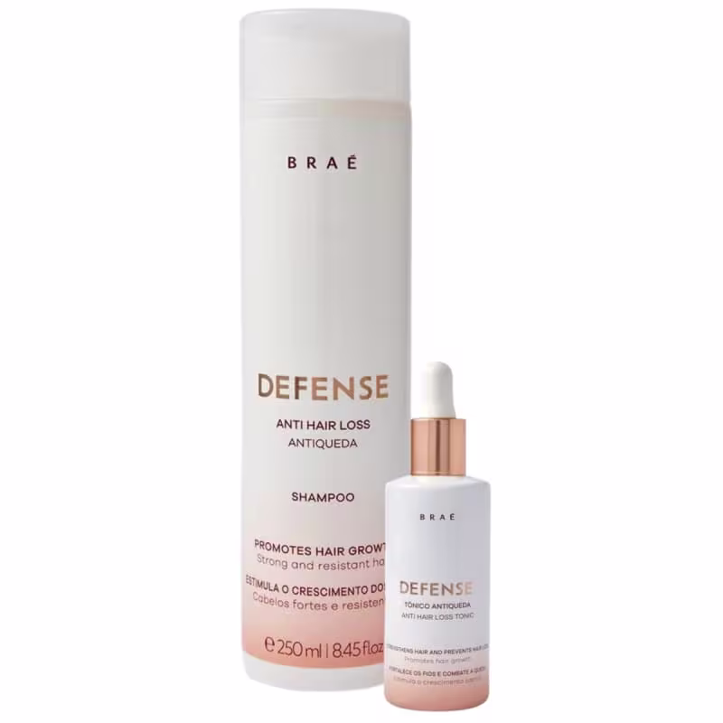 Kit Braé Defense - Shampoo 250ml + Tônico 60ml (2 produtos)