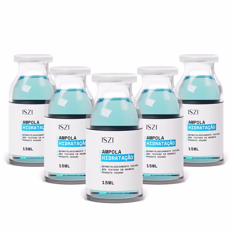 Kit 5 Ampolas Hidratação - Ativos Naturais Brilho