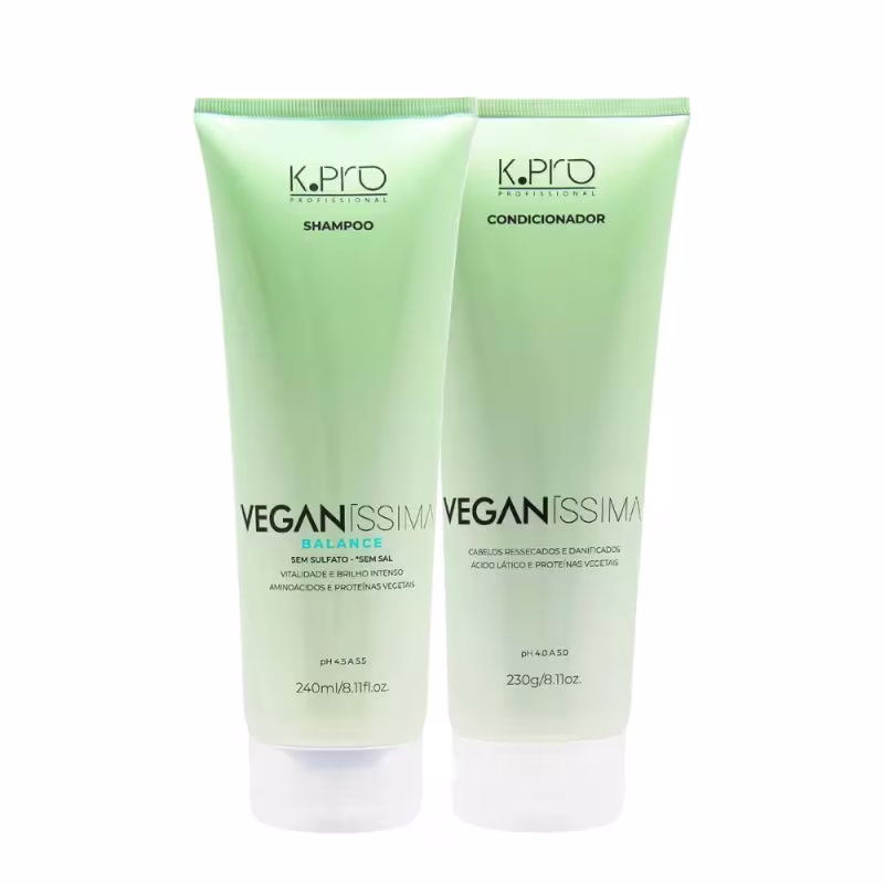 Kit K.Pro Veganíssima - Shampoo Balance 240ml + Condicionador 230g