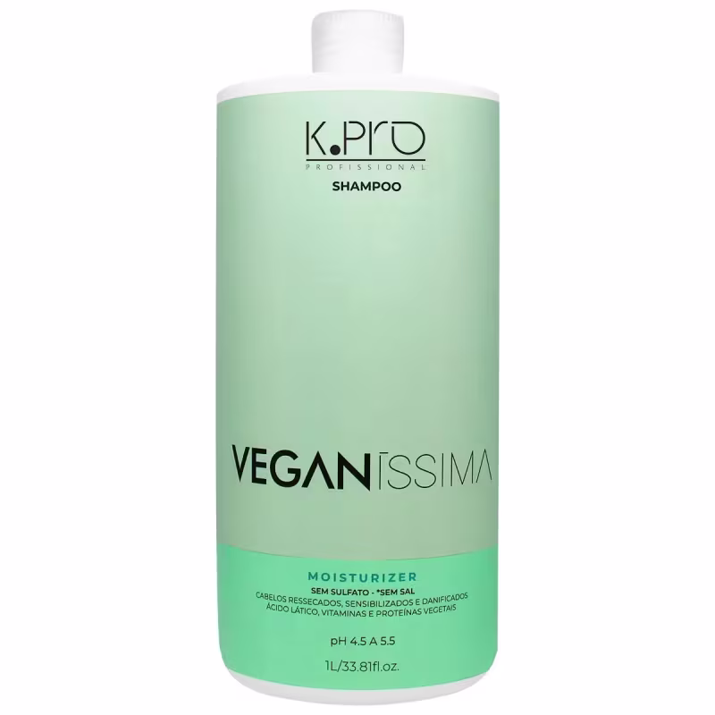 Kit K.Pro Veganíssima - Shampoo Moisturizer 1L + Condicionador 1Kg