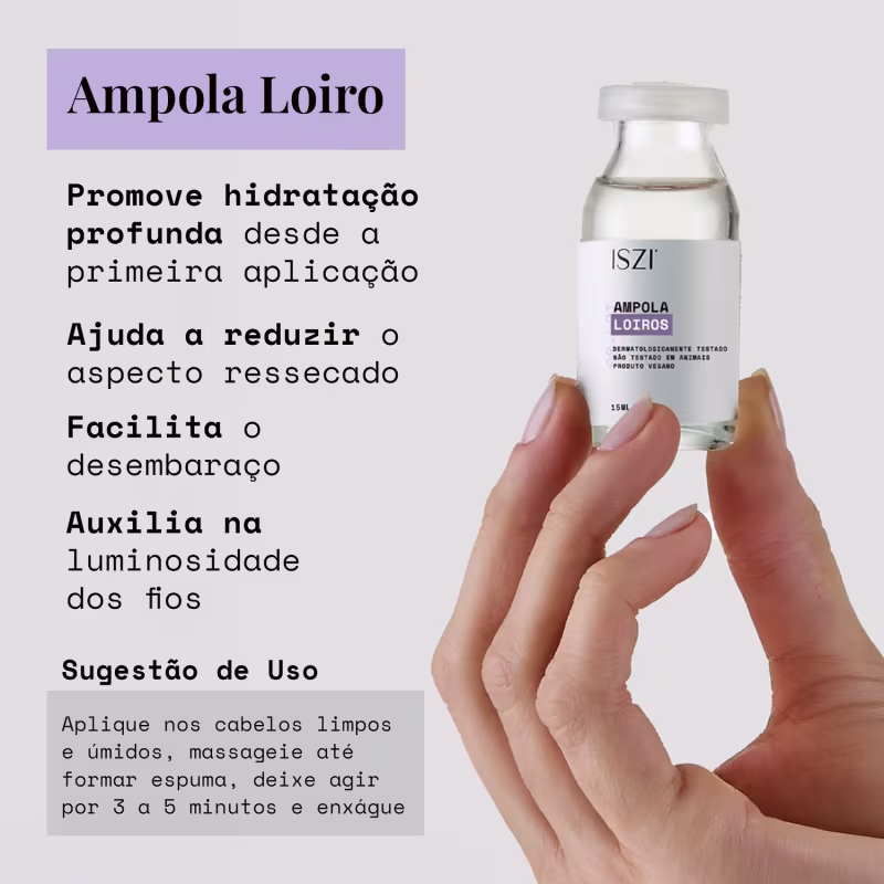 Kit 5 Ampolas Loiros - Blend ÓIeos Brilho