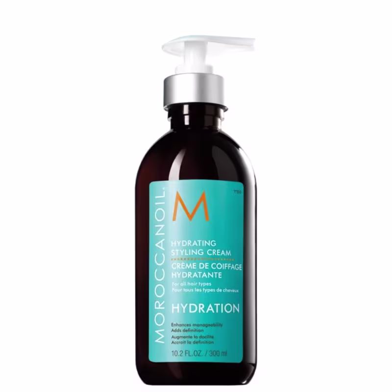 Kit Moroccanoil Hydrating - Shampoo 1L + Condicionador 250ml + Máscara Weightless 250ml + Styling 300ml