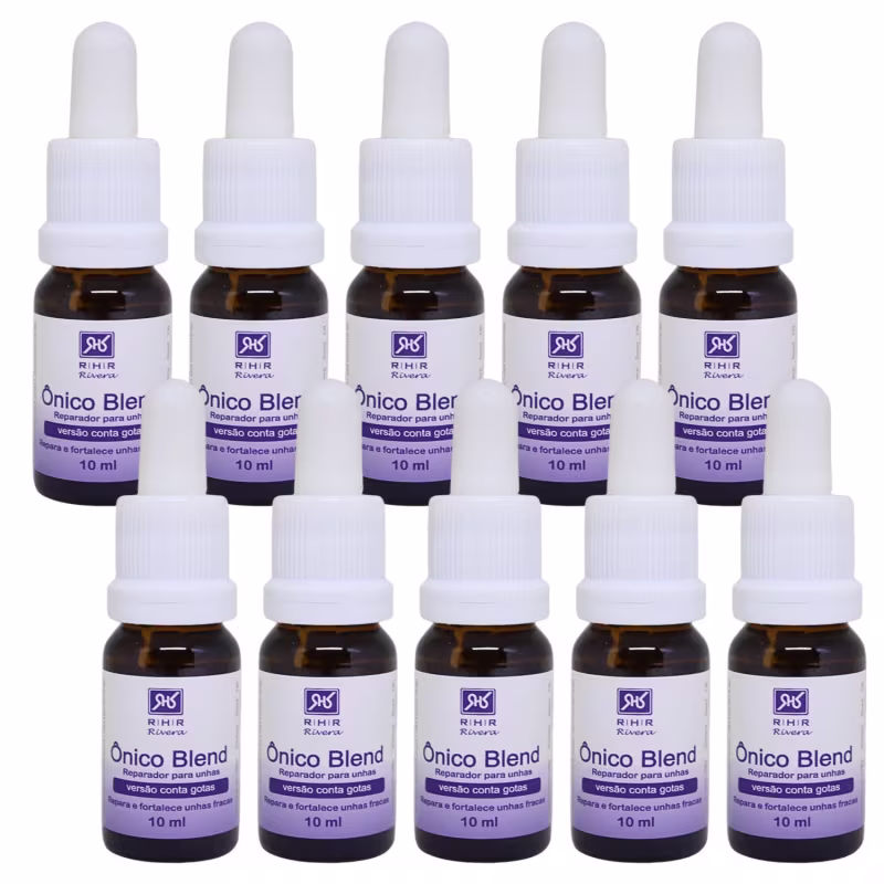 Dez frascos de Reparador para Unhas RHR Cosméticos.