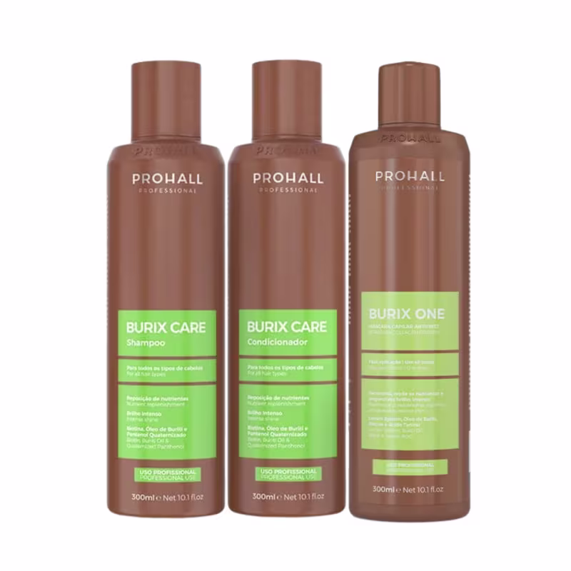 Kit Prohall Burix – Shampoo + Condicionador + Burix One