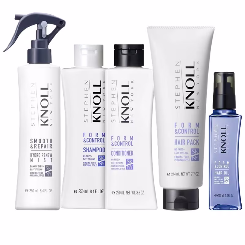 Kit Stephen Knoll Form & Control Shampoo & Condicionador 250ml + Máscara 214ml + Leave-in Smooth 250ml + Hair Oil 100ml