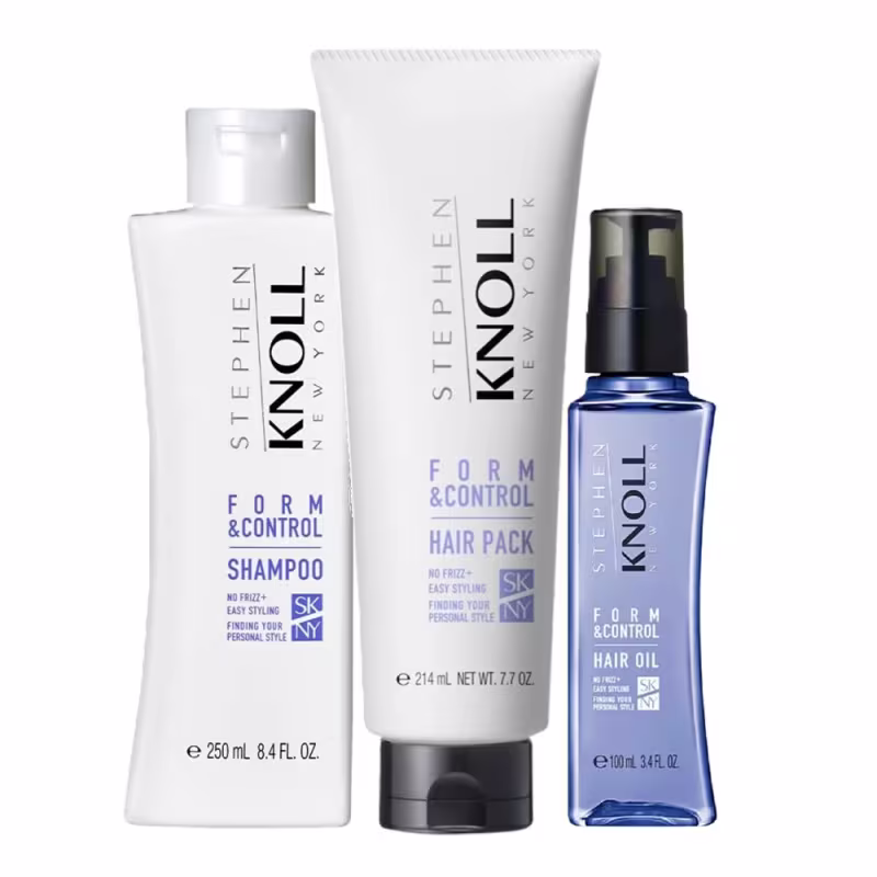 Kit Stephen Knoll Form & Control - Shampoo 250ml + Máscara 214ml + Hair Oil 100ml