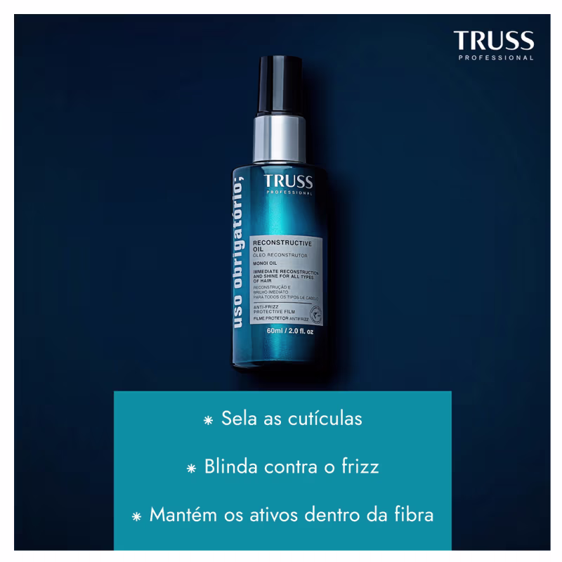 Truss Stop No Metal Kit Shampoo e Óleo Uso Obrigatório 60ml