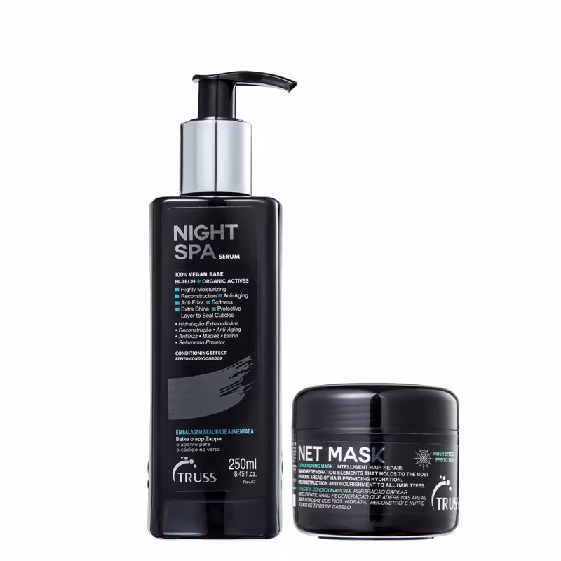 Truss Kit Night Spa Serum 250ml e Net Mask 30g