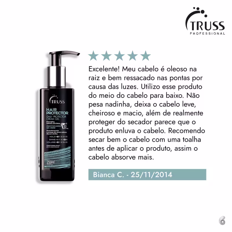 Kit Truss Hydra Air - Bruma de Hidratação 150ml + Hair Protector 250ml