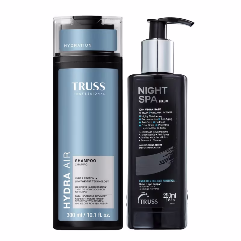 Kit Truss Hydra Air - Shampoo 300ml + Night SPA 250ml