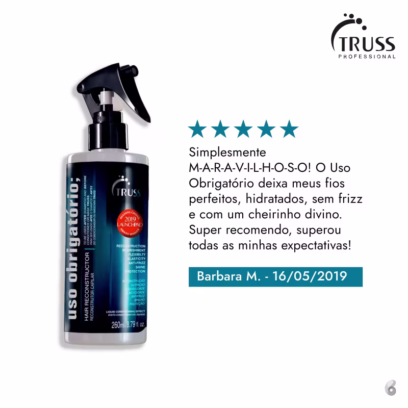 Kit Truss Color Shield - Shampoo & Condicionador 1 Litro & Uso Obrigatório 260ml