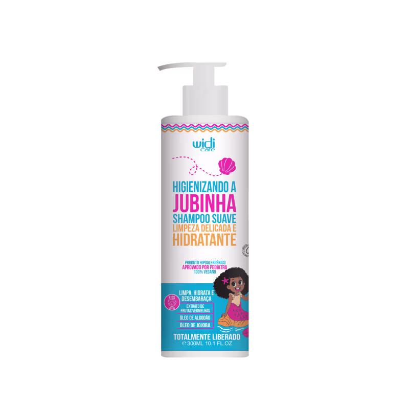 Kit Widi Care Jubinha Cuidado Infantil, 4 produtos.