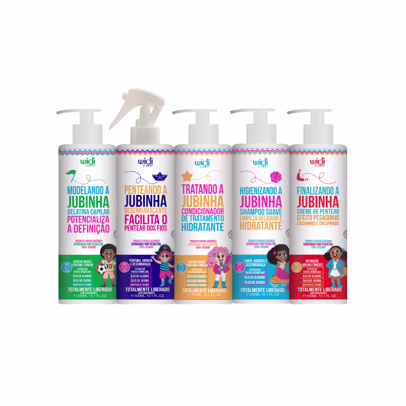 Kit Widi Care Jubinha Quinteto, 5 produtos.