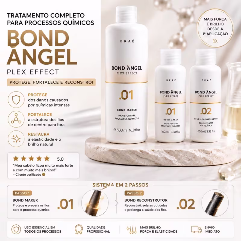 KIT BRAÉ BOND ANGEL PLEX EFFECT PROFISSIONAL