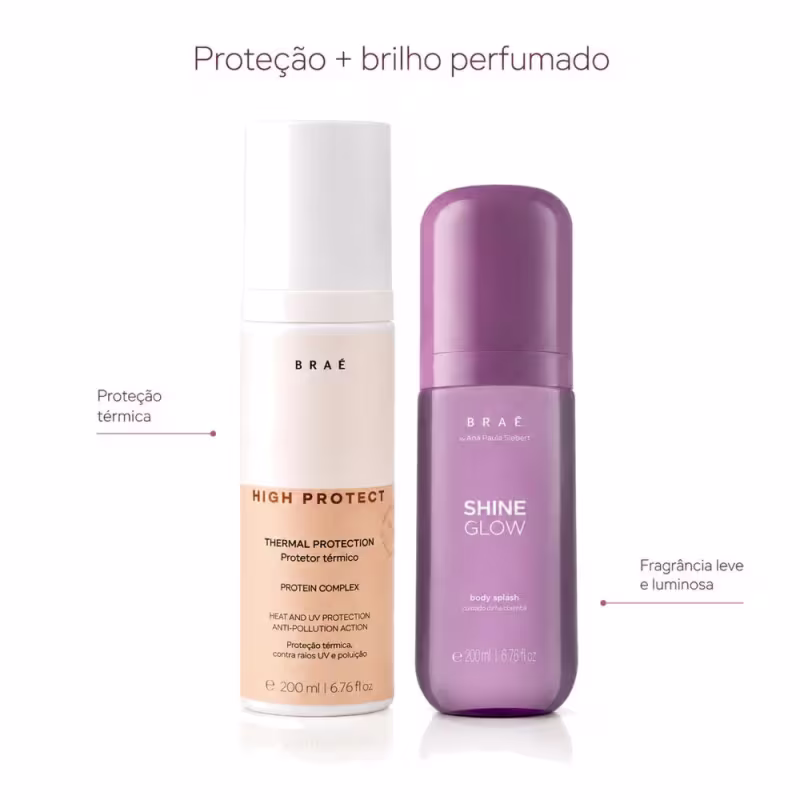 High Protect   + body splash Shine Glow