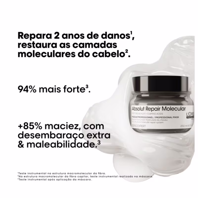 Kit L'Oréal Professionnel Absolut Repair Molecular Tratamento Duo (2 Produtos)