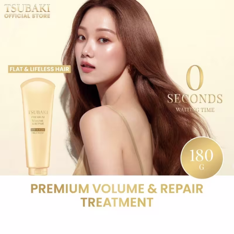 Kit Tsubaki Premium Volume & Repair Trio (3 Produtos)