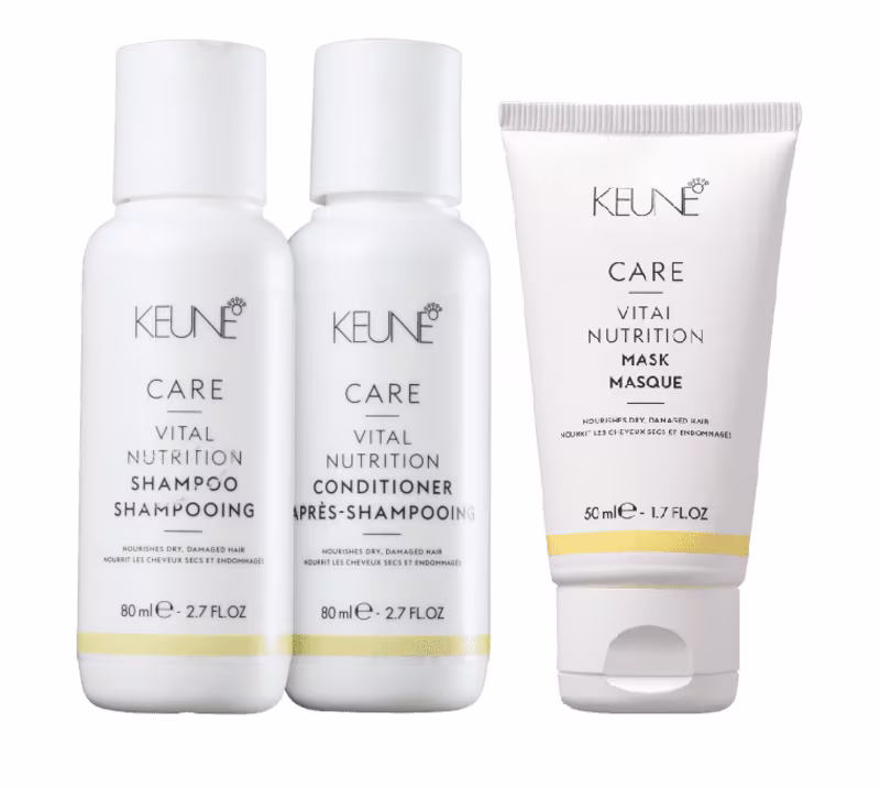 Kit Keune Care Vital Nutrition Trio Travel Size (3 Produtos)