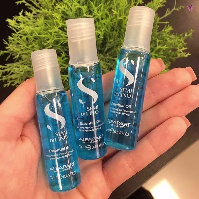 Kit Ampola Azul Alfaparf Semi Di Lino Sublime Essential Oil (06x13ml)