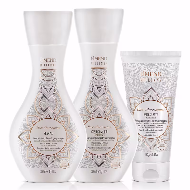 Kit Hidratante Amend Millenar Óleos Marroquinos Pequeno