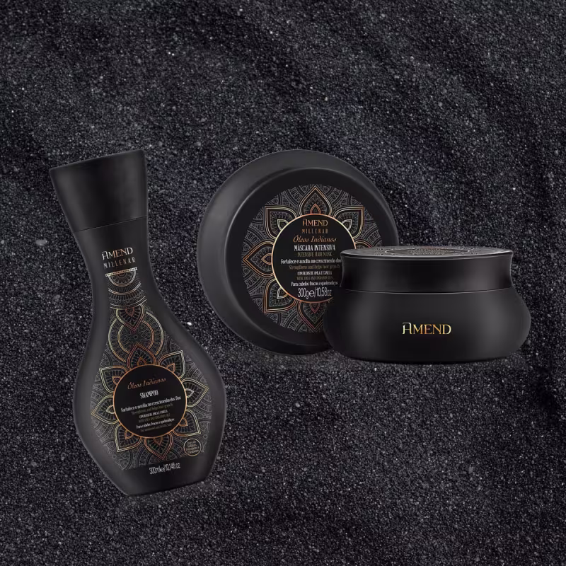 Kit Hidratação Express Amend Millenar Óleos Indianos Pequeno
