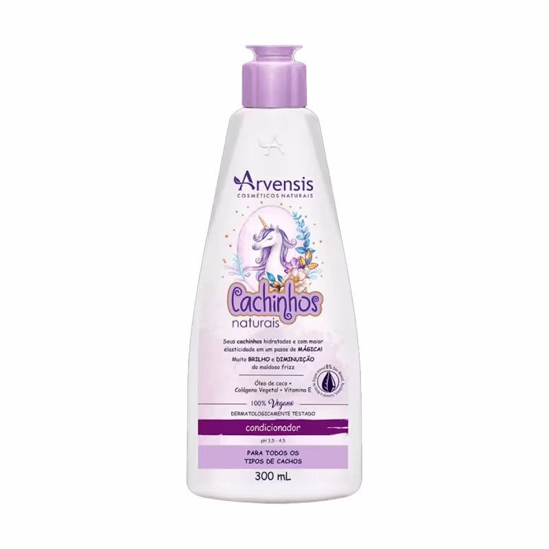 Kit Arvensis Cachinhos Naturais Shampoo 300ml + Condicionador 300ml