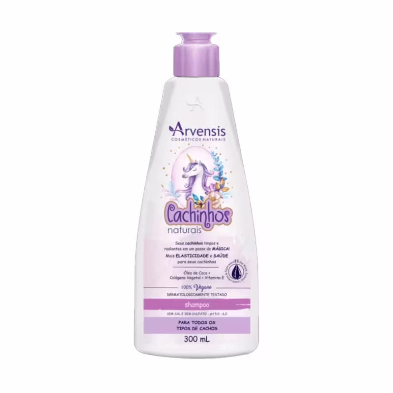 Kit Arvensis Cachinhos Naturais Shampoo 300ml + Condicionador 300ml