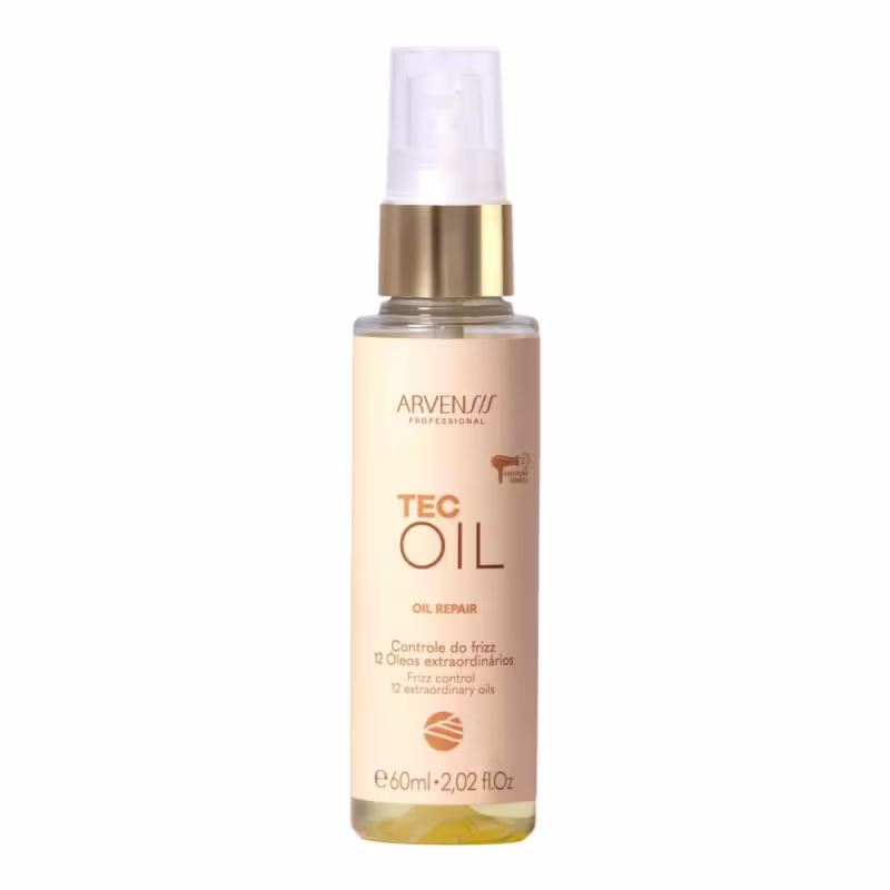 Kit Arvensis Cosméticos Naturais Tec Oil -Shampoo 300ml + Máscara 300g + Óleo 60ml